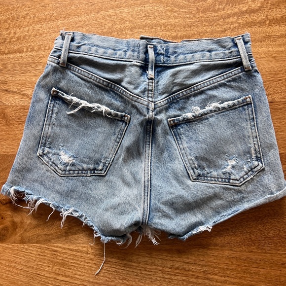 Agolde Parker demon cut off shorts size 24 - Picture 4 of 6